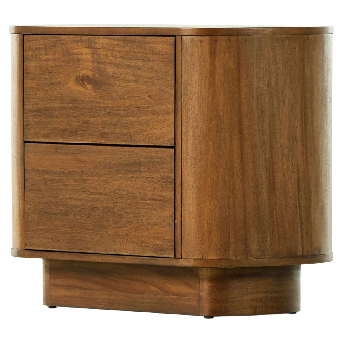 Paden Nightstand - Seasoned Brown Acacia