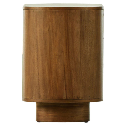 Paden Nightstand - Seasoned Brown Acacia