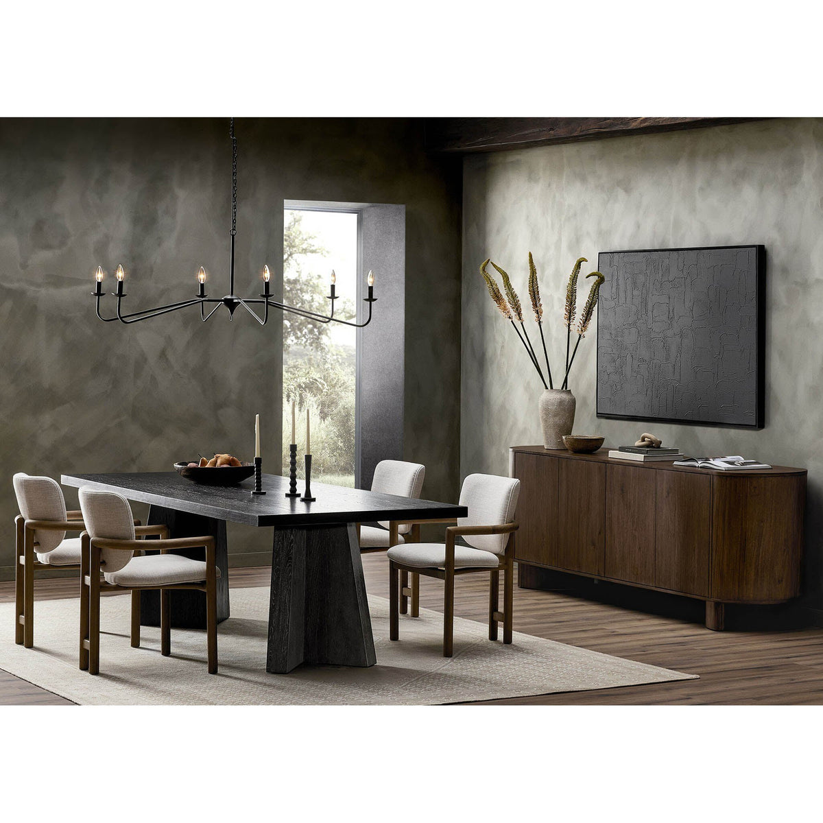 Paden Sideboard - Seasoned Brown Acacia