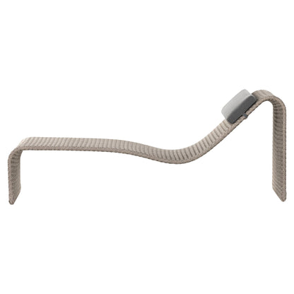 Paige Outdoor Woven Chaise - Arashi Graphite
