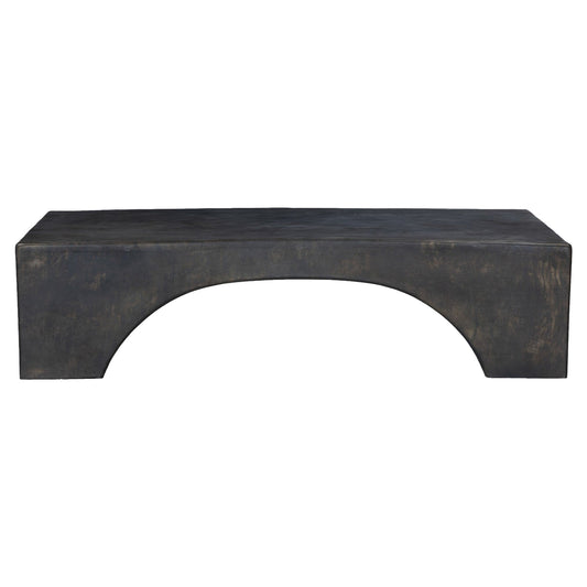 Palumbo Outdoor Coffee Table - Distressed Bronze