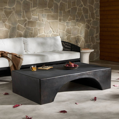 Palumbo Outdoor Coffee Table - Distressed Bronze