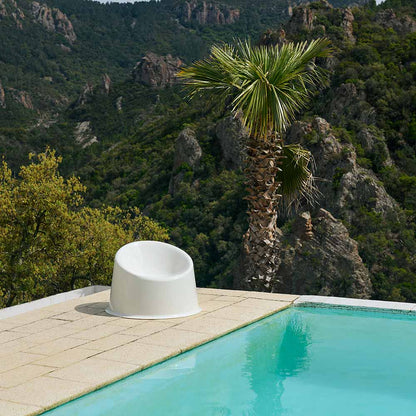 Panto Pop Outdoor Lounge Chair - White