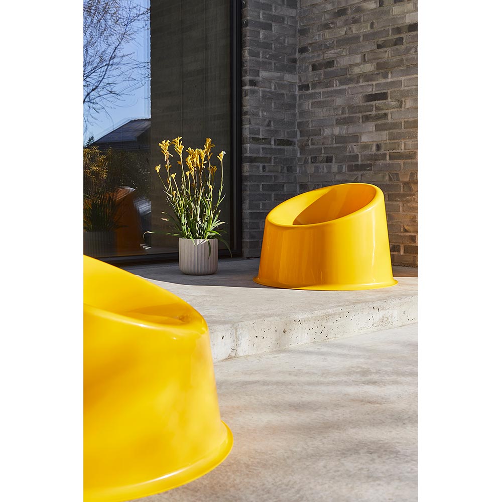 Panto Pop Outdoor Lounge Chair - Yellow