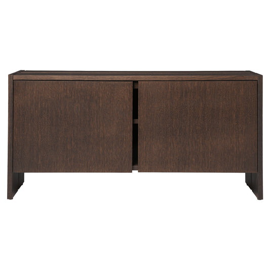 Parcel Hallway Cabinet - 20"H, Dark Stained Oak