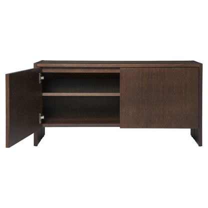 Parcel Hallway Cabinet - 20"H, Dark Stained Oak