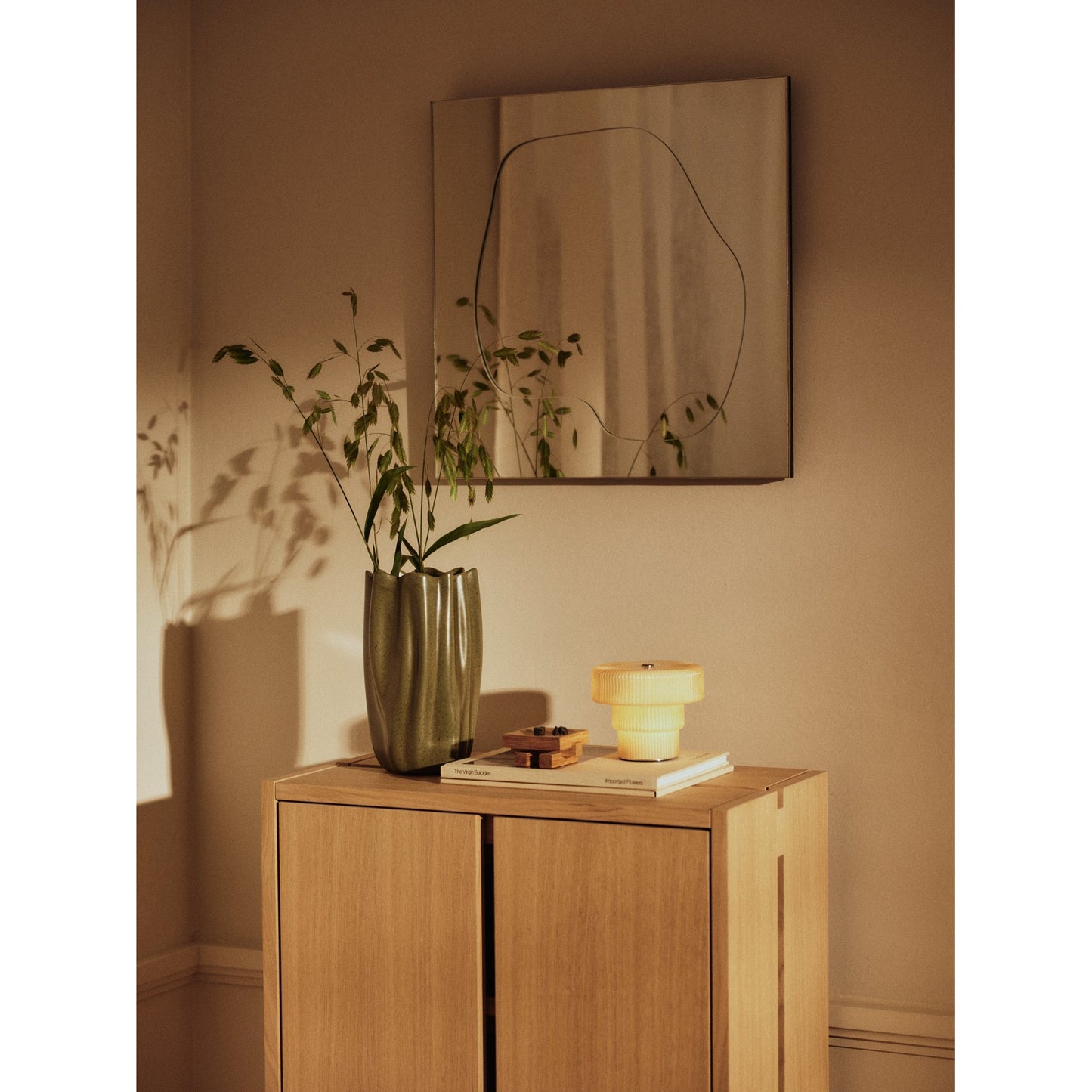 Parcel Hallway Cabinet - 43"H, Natural Oak