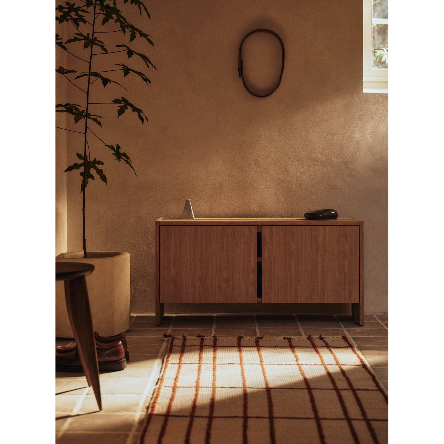 Parcel Hallway Cabinet - 20"H, Natural Oak
