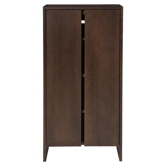 Parcel Hallway Cabinet - 43"H, Dark Stained Oak