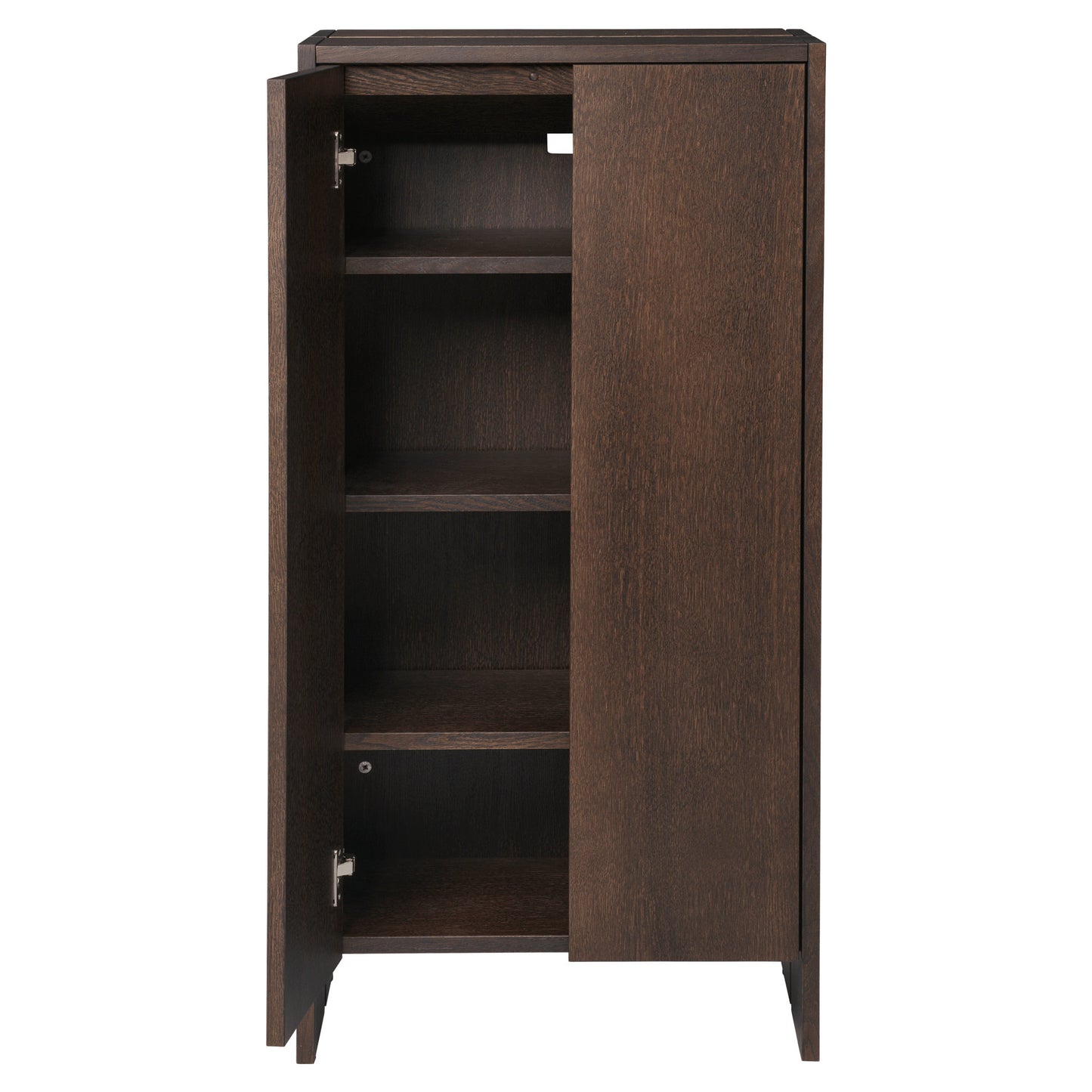 Parcel Hallway Cabinet - 43"H, Dark Stained Oak