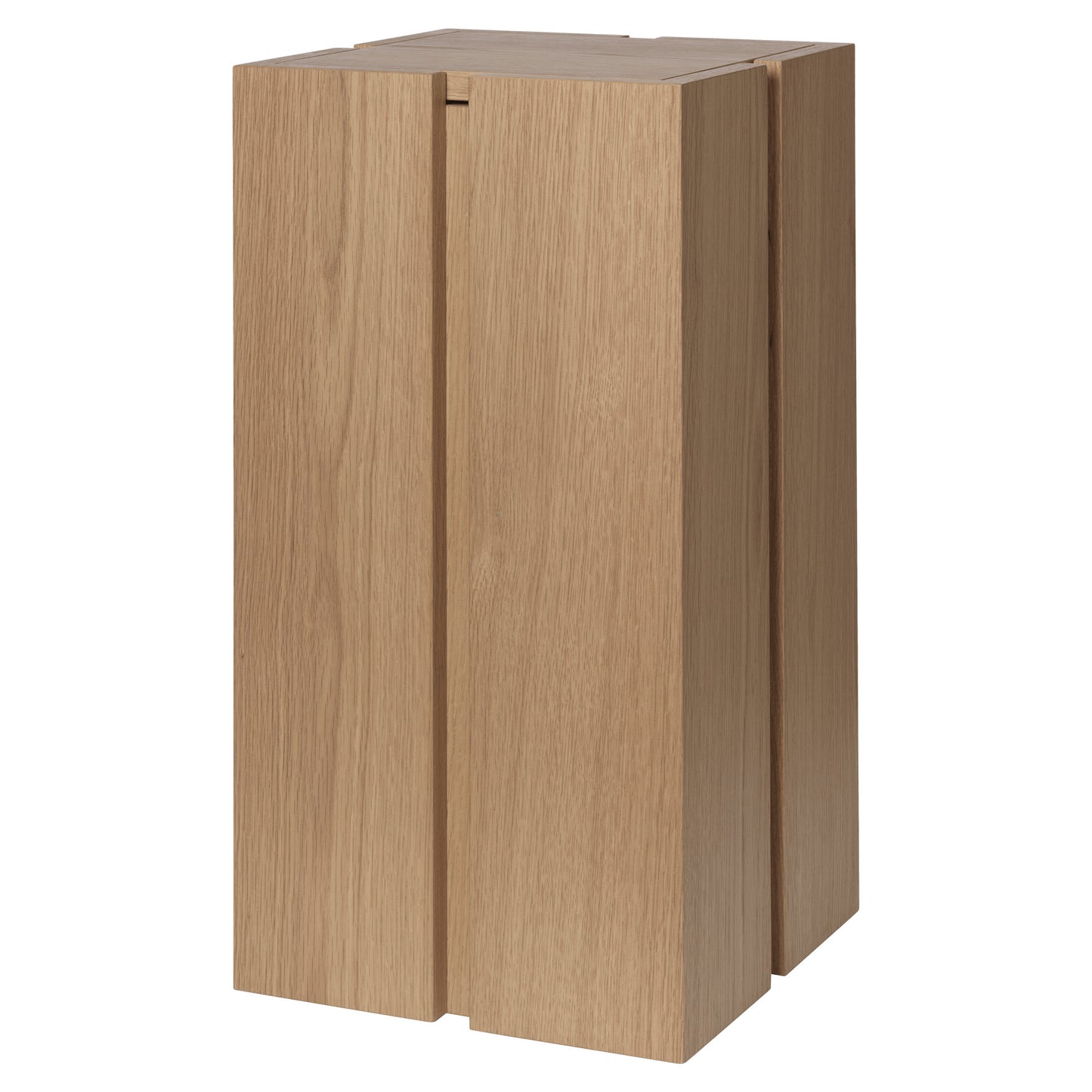 Parcel Pedestal - 23"H, Natural Oak