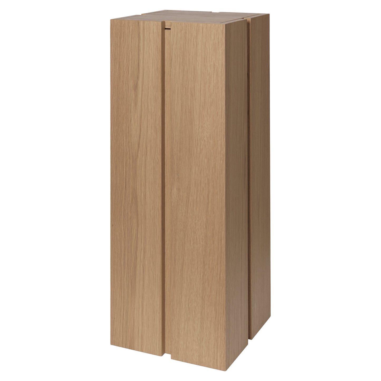 Parcel Pedestal - 35"H, Natural Oak