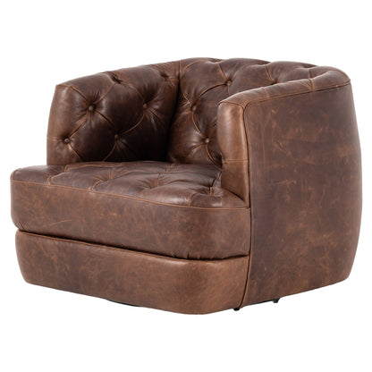 Paul Swivel Chair - Raleigh Cigar