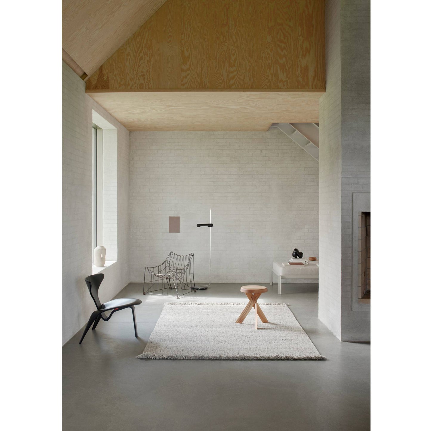 Peaceful Parity Rug - Gray