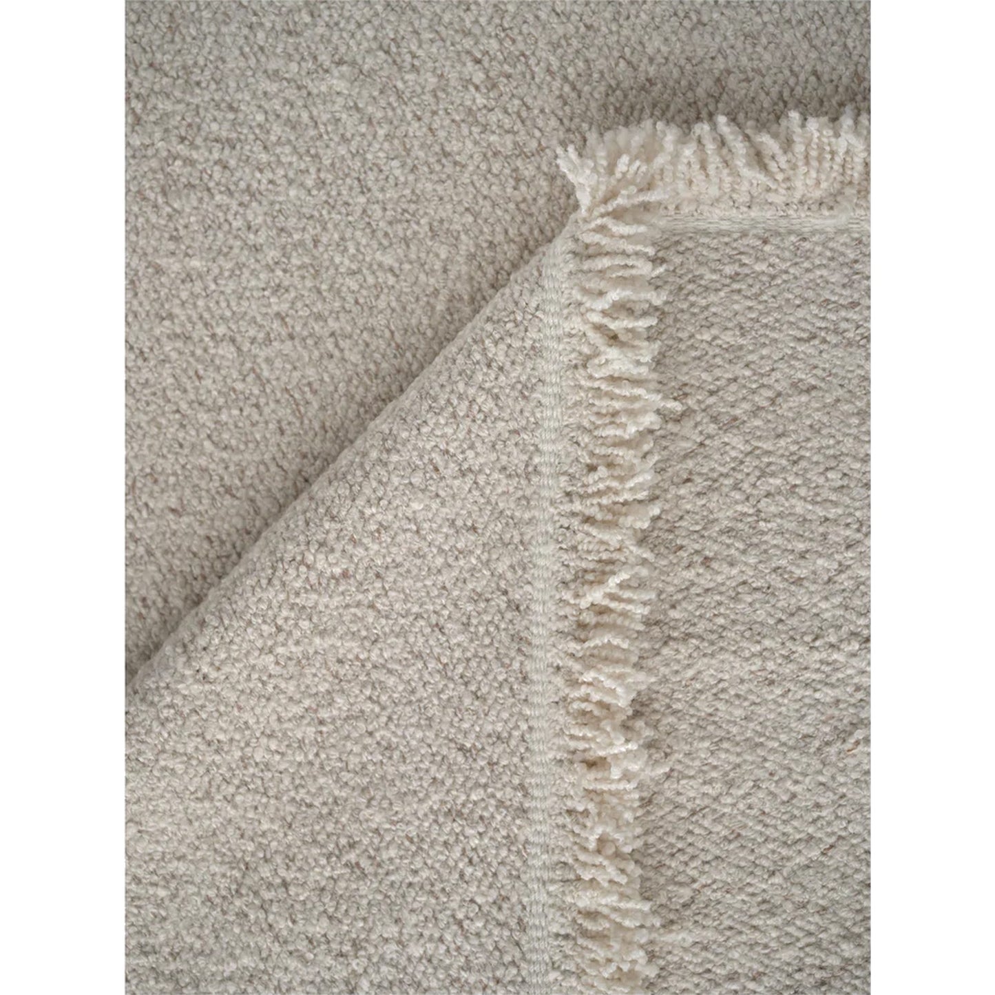 Peaceful Parity Rug - White