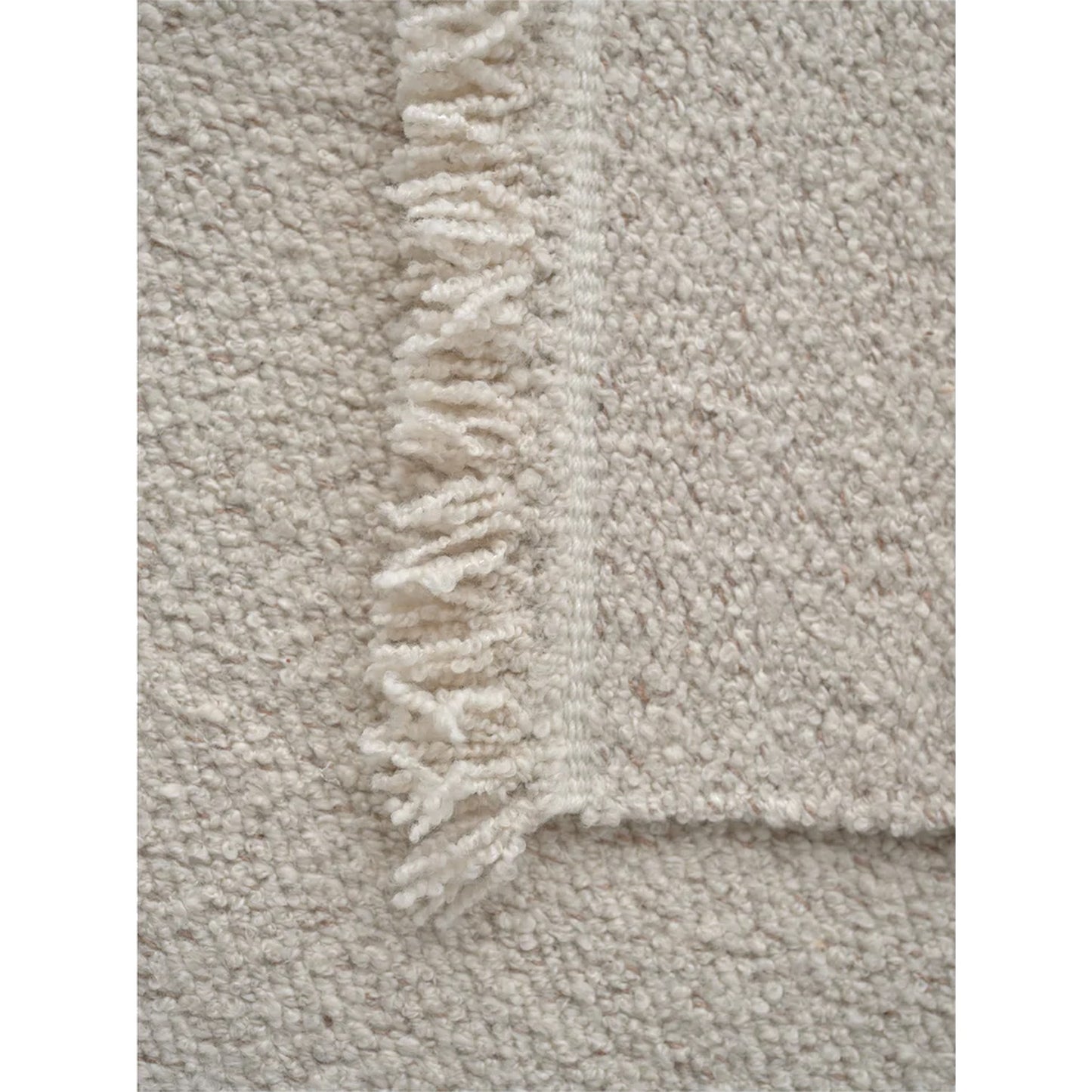 Peaceful Parity Rug - White