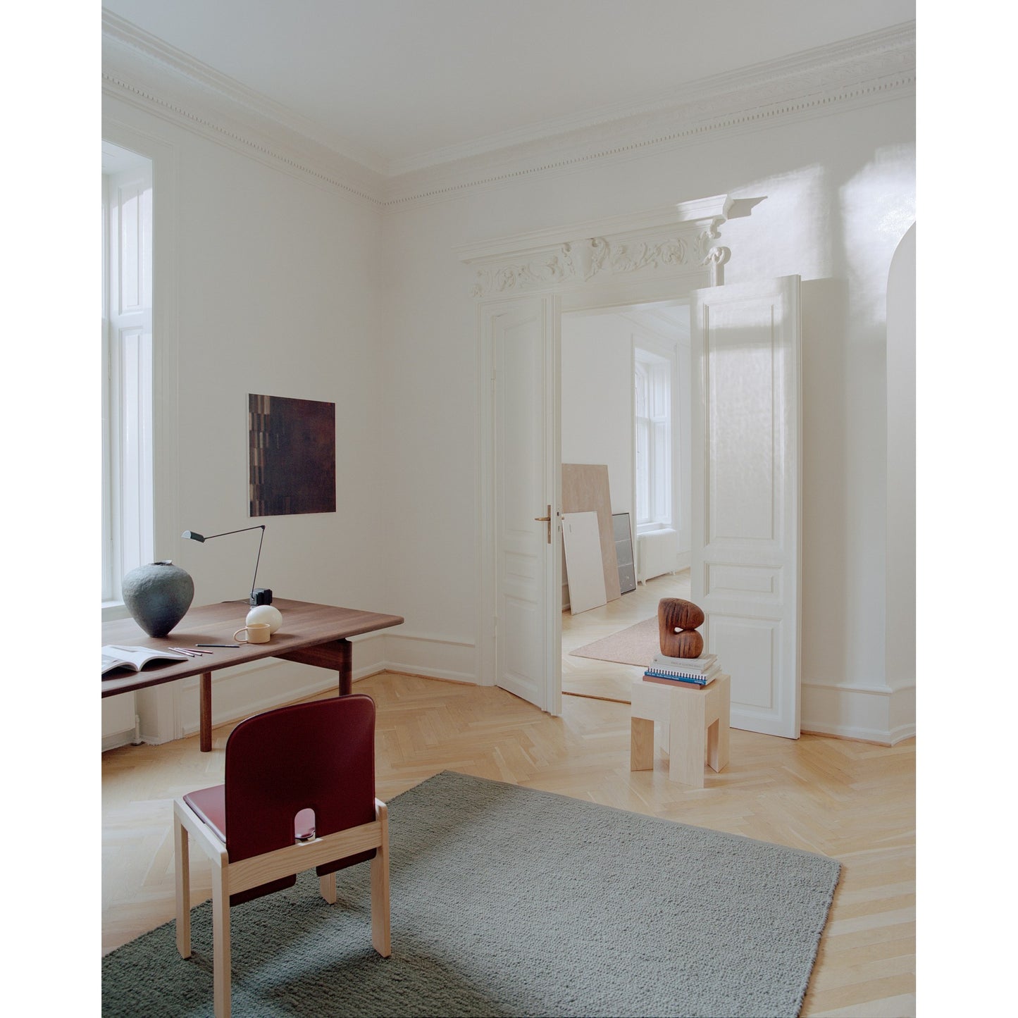 Pebbled Poem Rug - Moss
