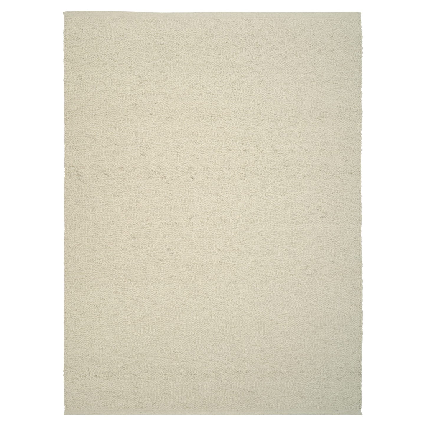 Pebbled Poem Rug - White