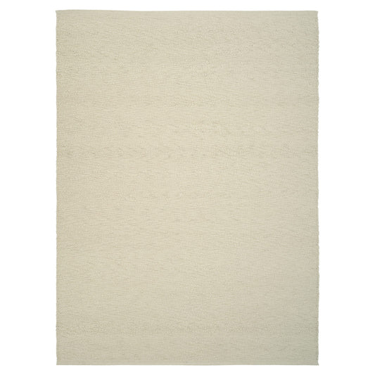 Pebbled Poem Rug - White