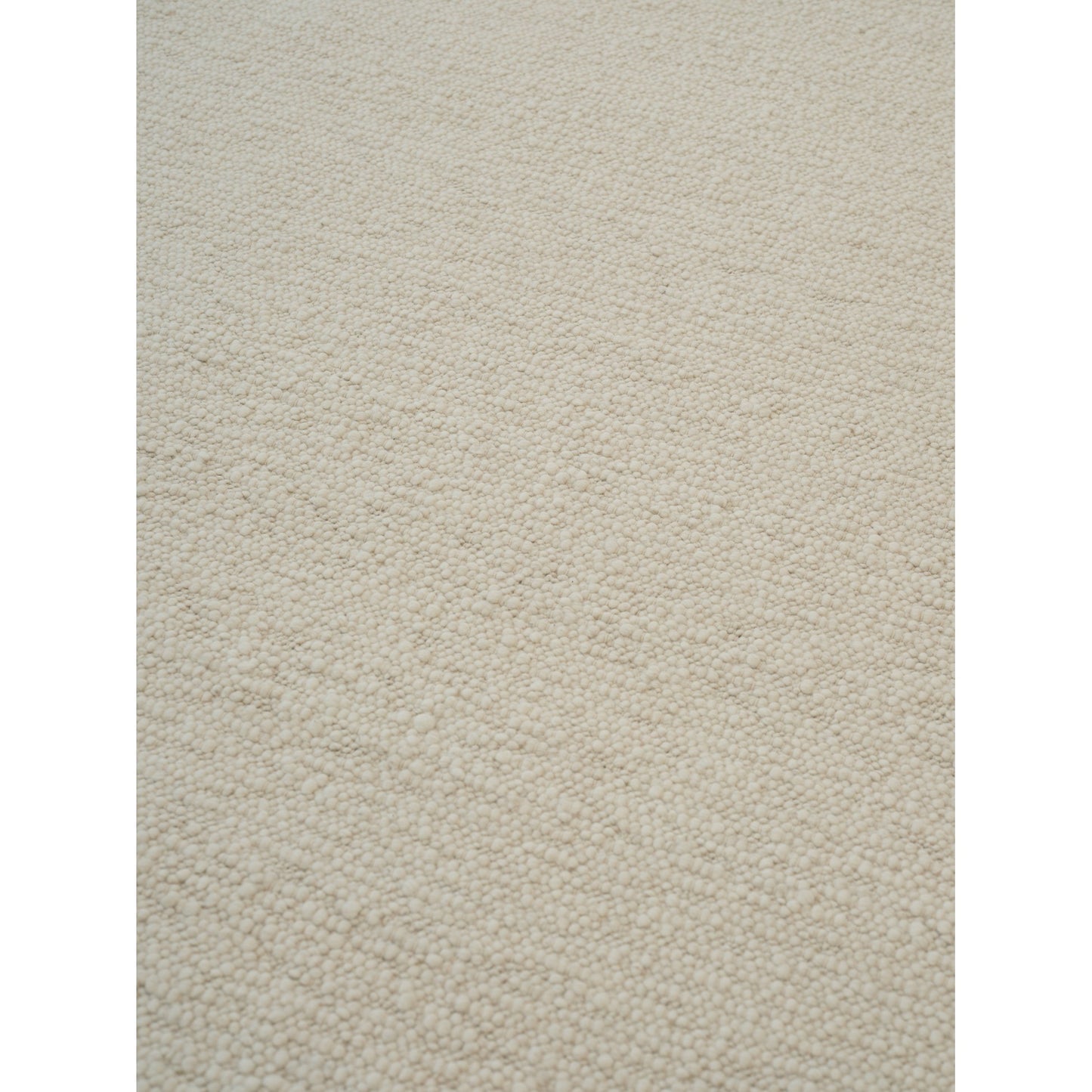 Pebbled Poem Rug - White