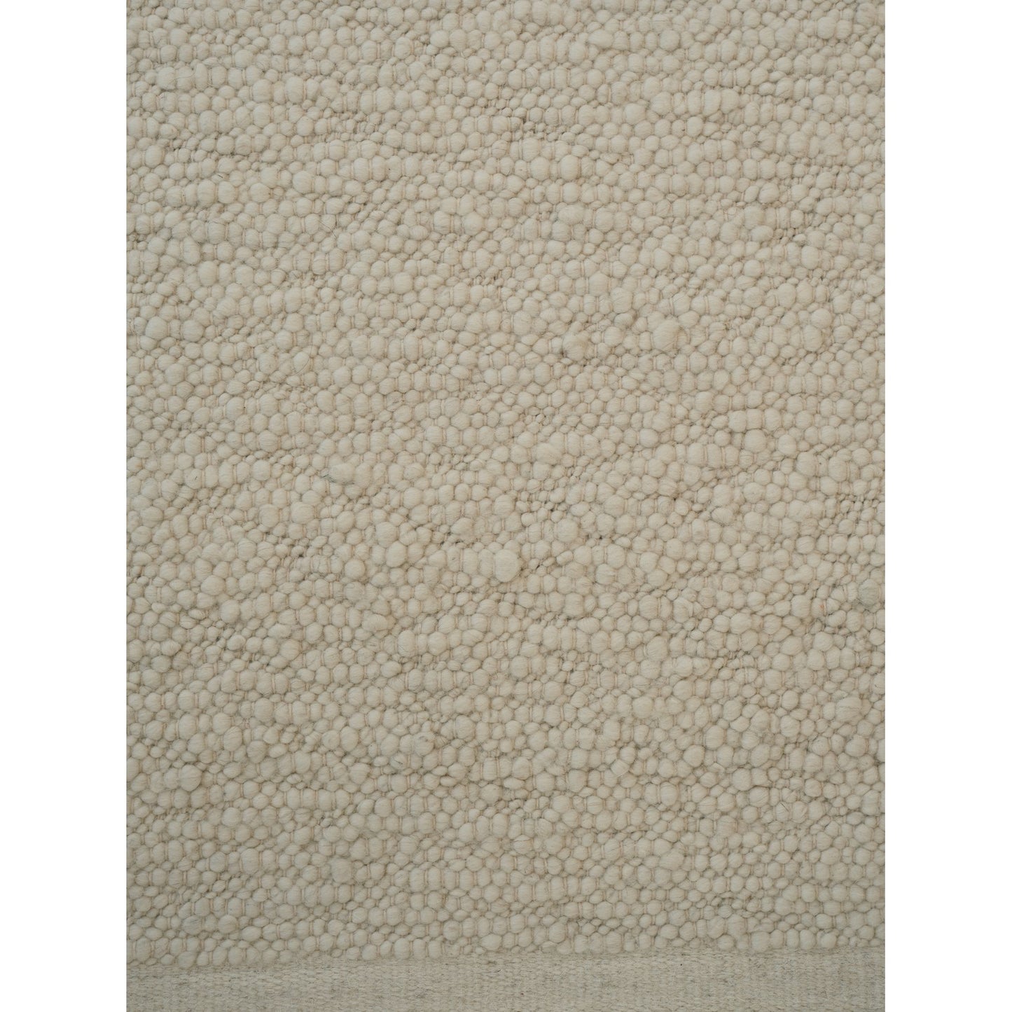 Pebbled Poem Rug - White