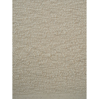 Pebbled Poem Rug - White