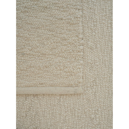 Pebbled Poem Rug - White