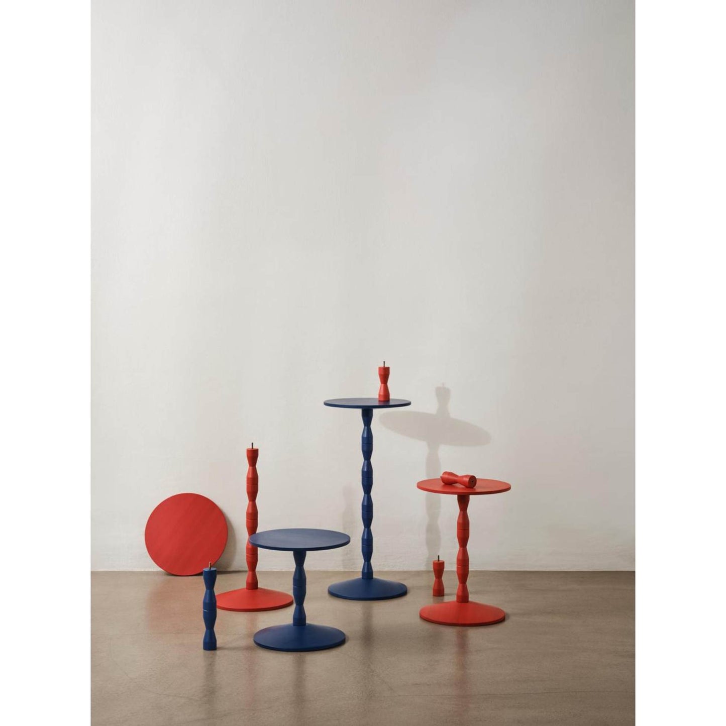 Pedestal Table - Blue