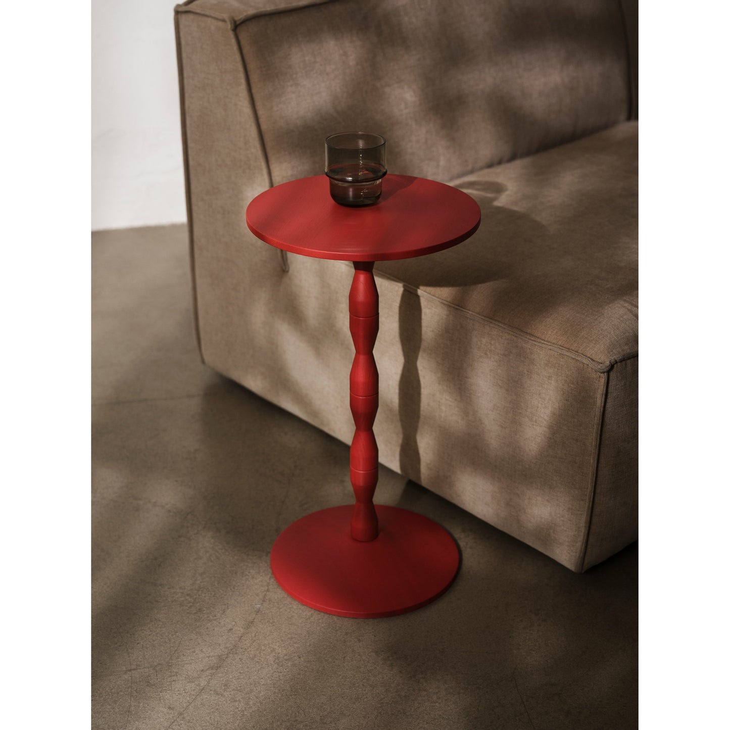 Pedestal Table - Red