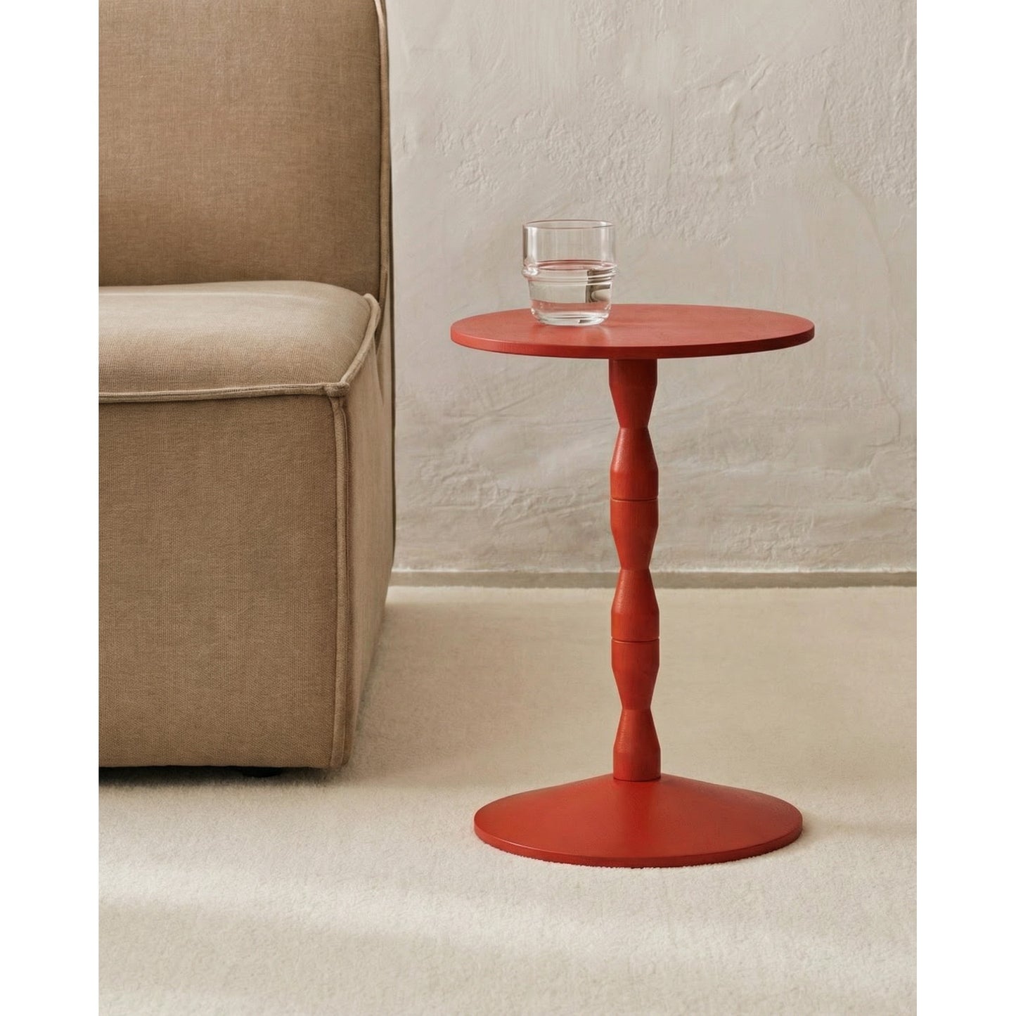 Pedestal Table - Red