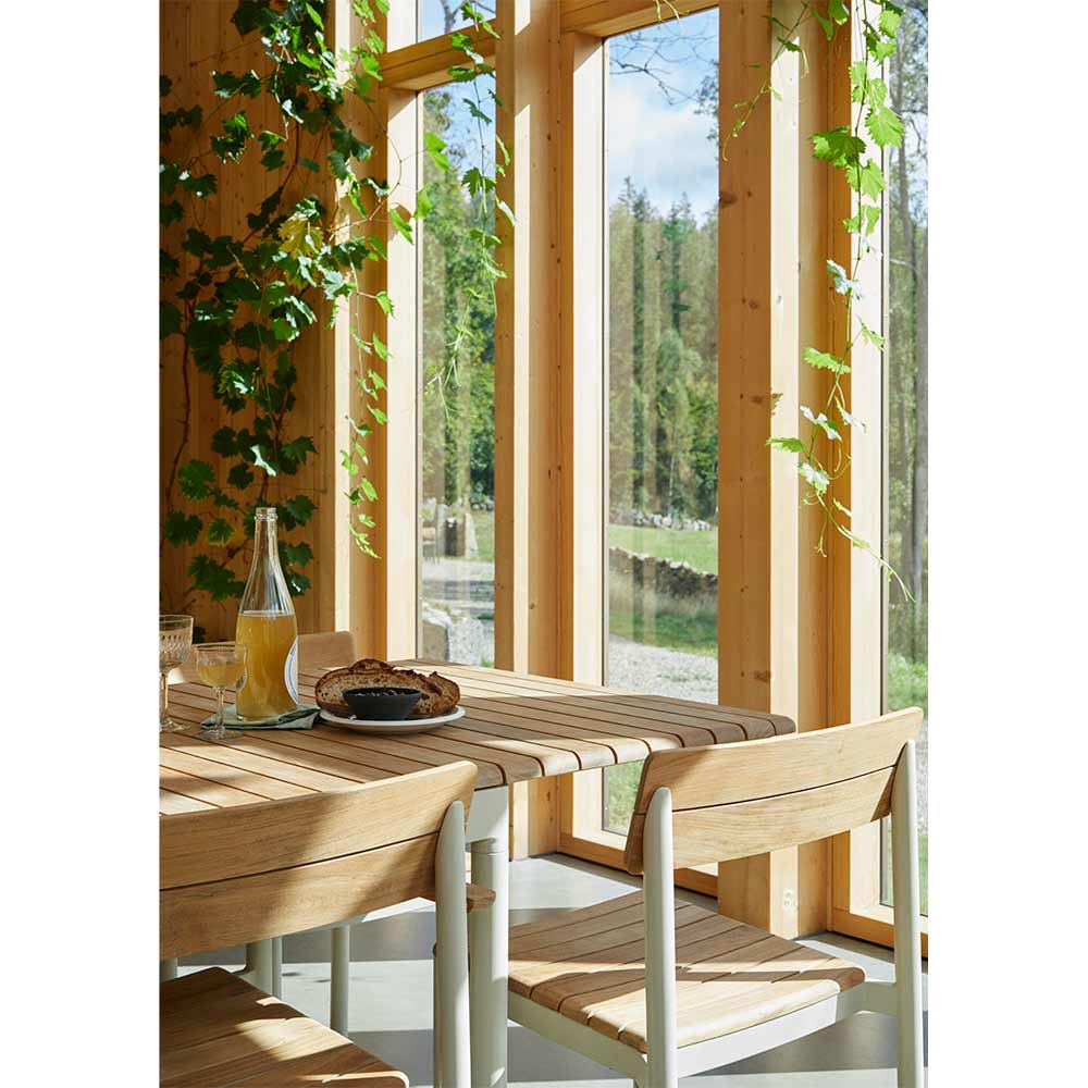 Pelagus Outdoor Extendable Dining Table - Light Ivory