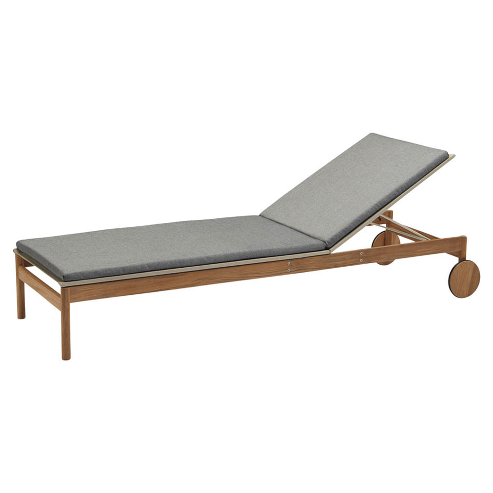 Pelagus Outdoor Sunbed Cushion - Ash