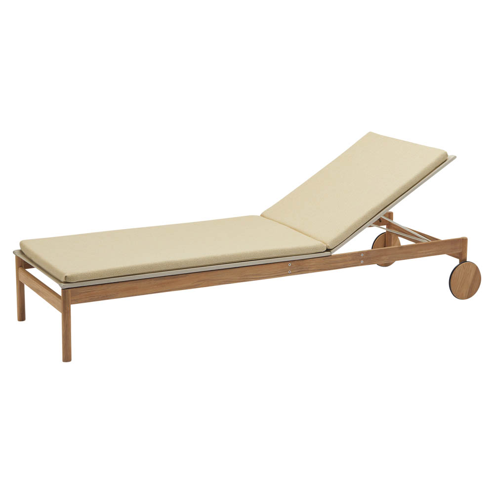 Pelagus Outdoor Sunbed Cushion - Honey Yellow