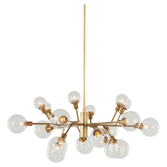 Pellman Chandelier - Matte Brass
