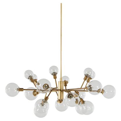 Pellman Chandelier - Matte Brass