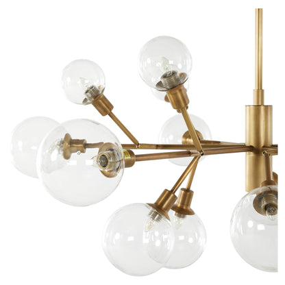 Pellman Chandelier - Matte Brass