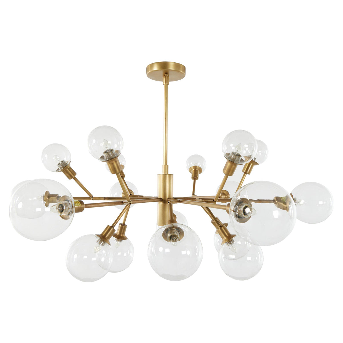Pellman Chandelier - Matte Brass