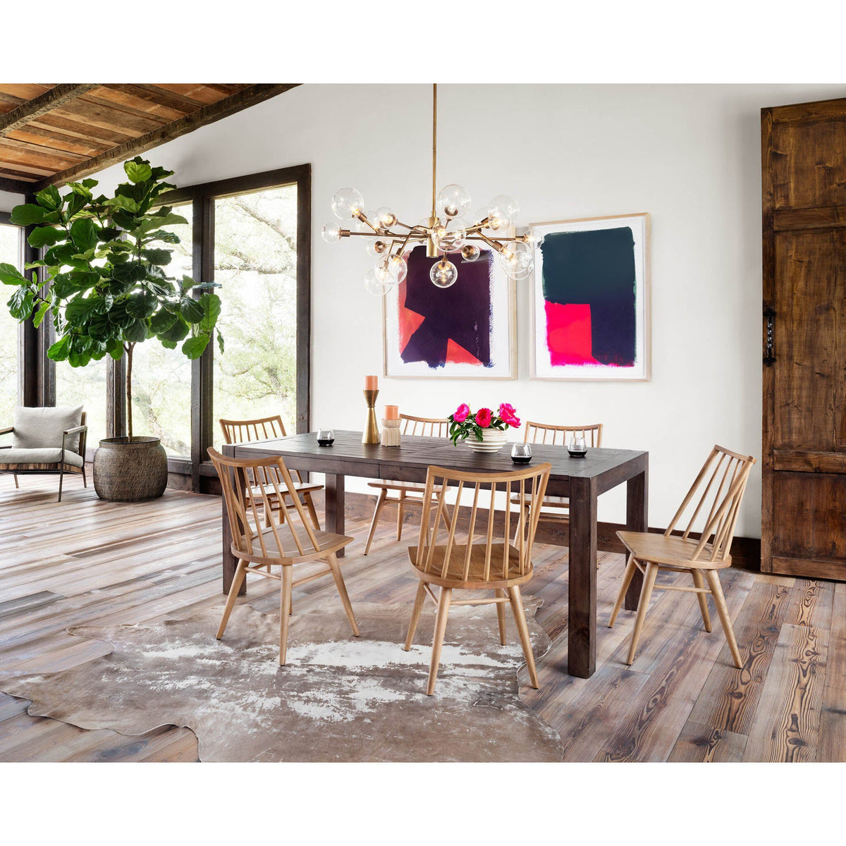 Pellman Chandelier - Matte Brass