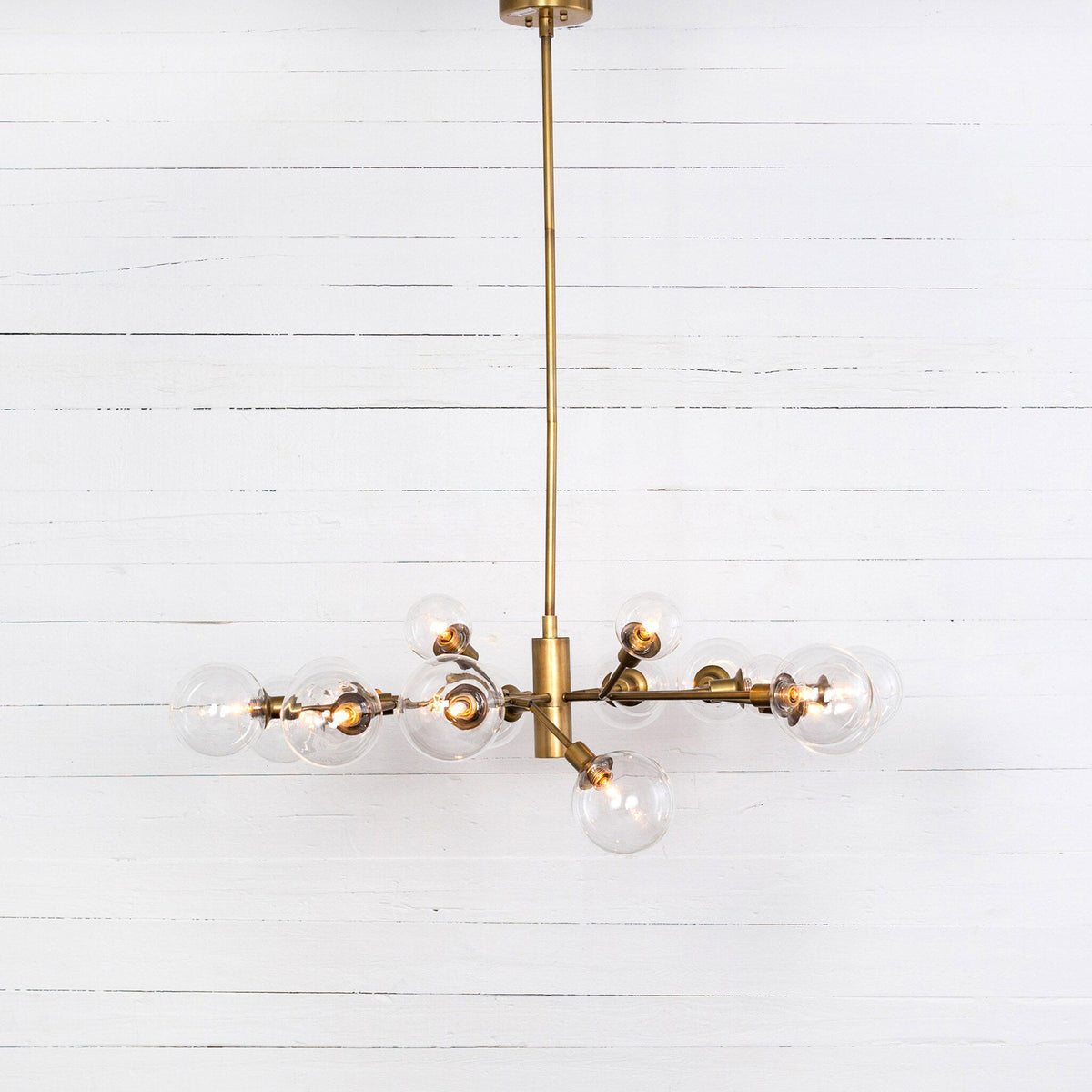Pellman Chandelier - Matte Brass