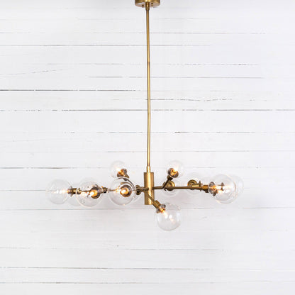 Pellman Chandelier - Matte Brass