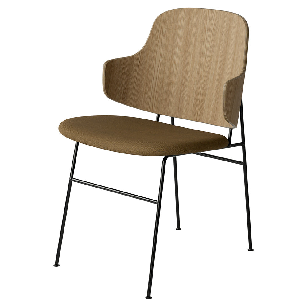 Penguin Seat Upholstered Dining Chair - Natural Oak