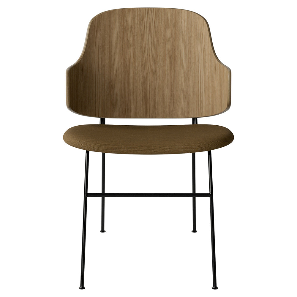 Penguin Seat Upholstered Dining Chair - Natural Oak