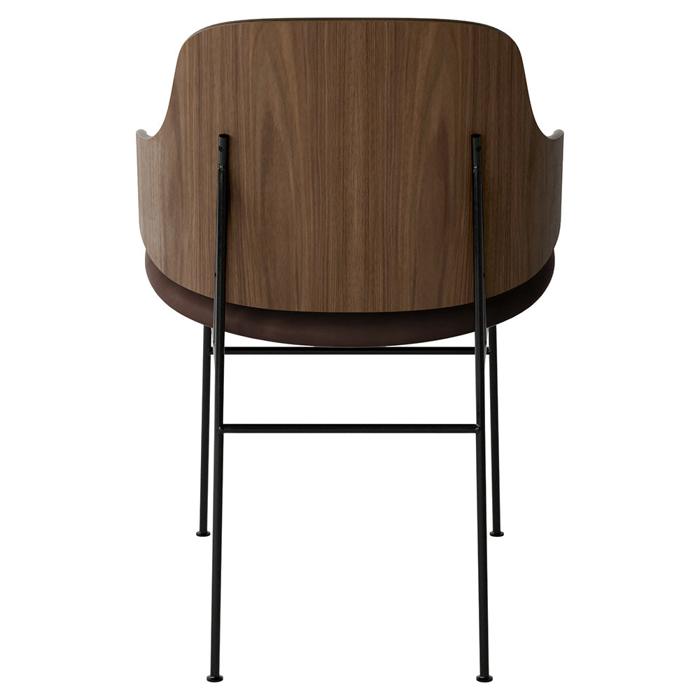 Penguin Seat Upholstered Dining Chair - Walnut