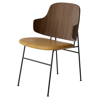 Penguin Seat Upholstered Dining Chair - Walnut