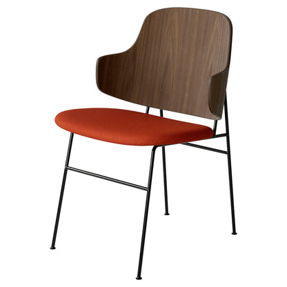 Penguin Seat Upholstered Dining Chair - Walnut
