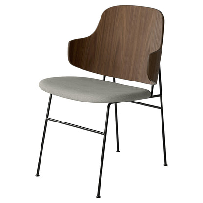 Penguin Seat Upholstered Dining Chair - Walnut