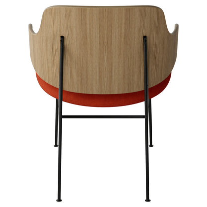 Penguin Seat Upholstered Lounge Chair - Natural Oak