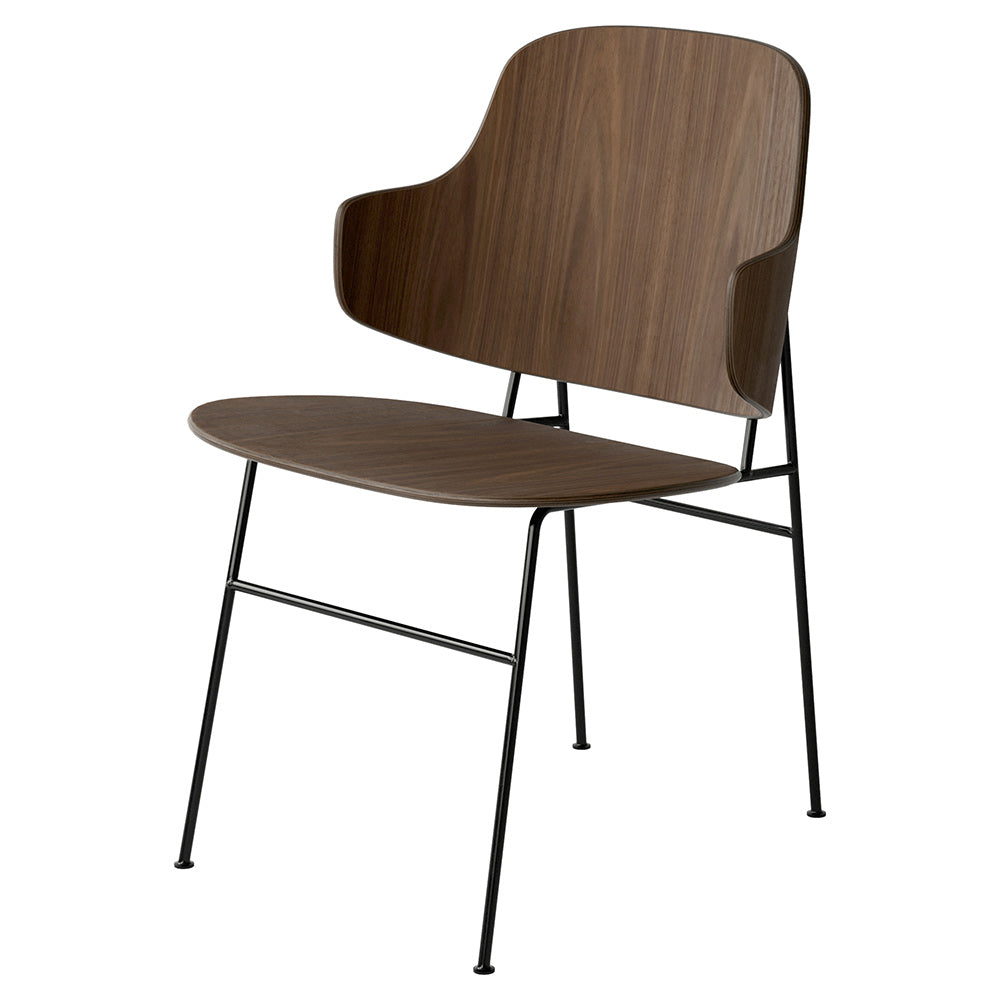 Penguin Unupholstered Dining Chair - Walnut