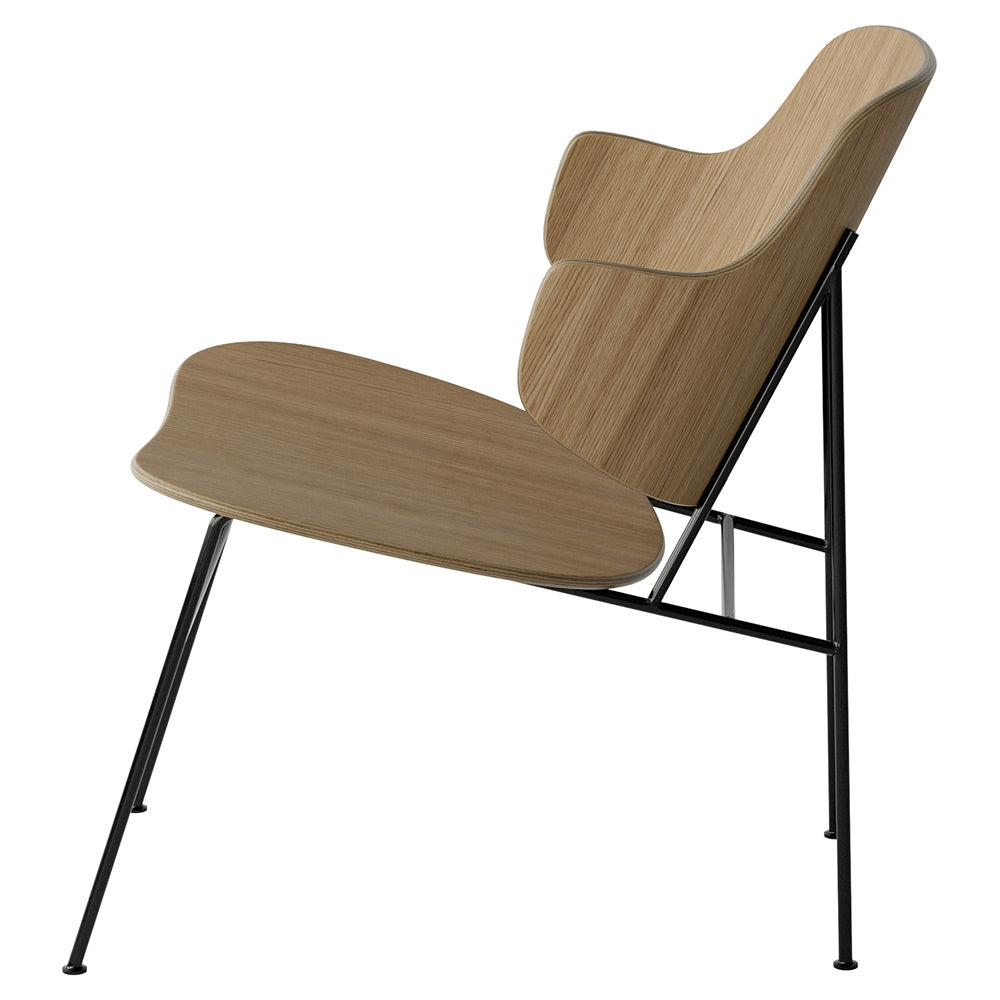 Penguin Unupholstered Lounge Chair - Natural Oak