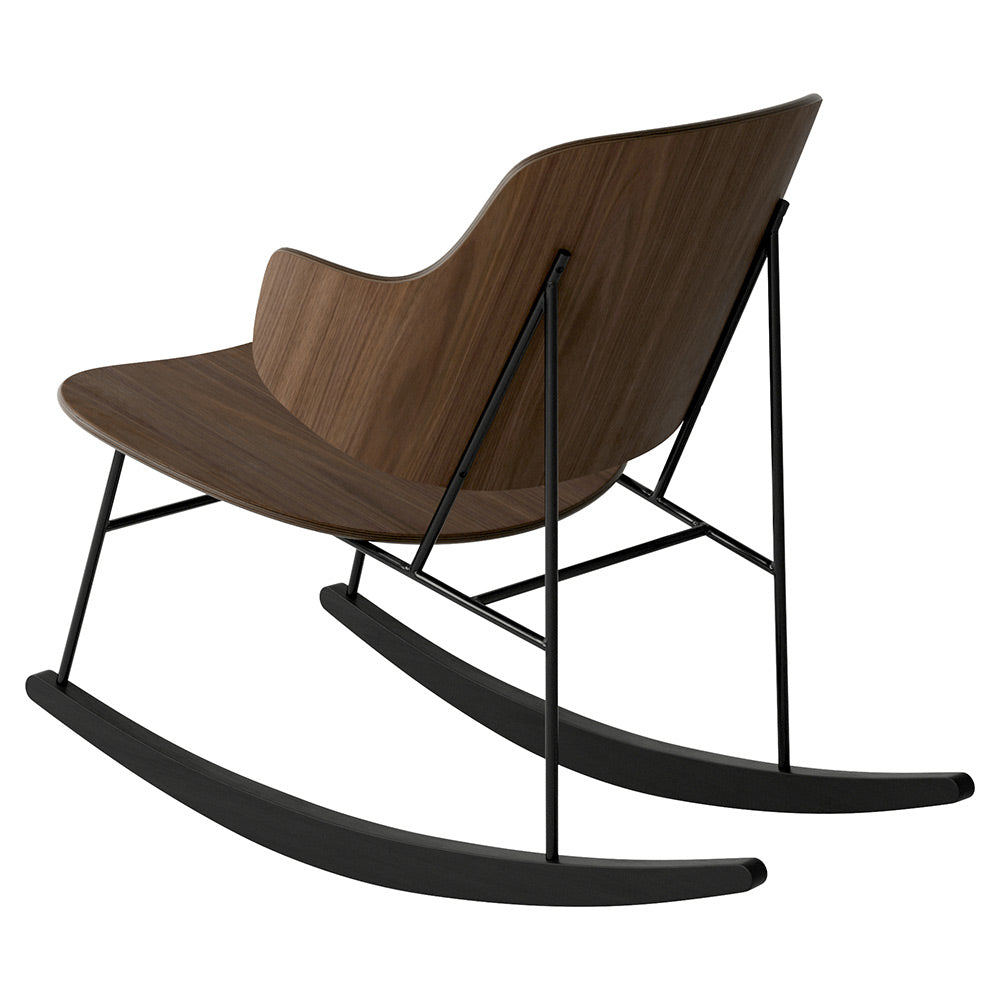 Penguin Unupholstered Rocking Chair - Walnut